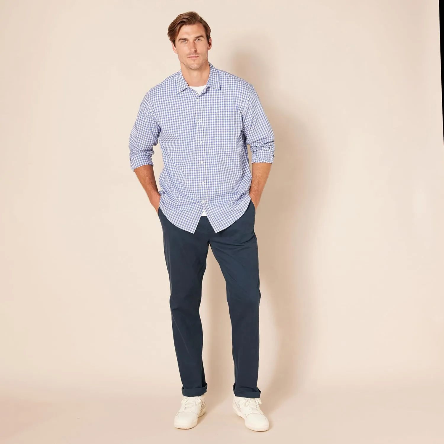 Amazon Essentials Men's Athletic-Fit Casual Stretch Chino Pant (Available in Big & Tall)