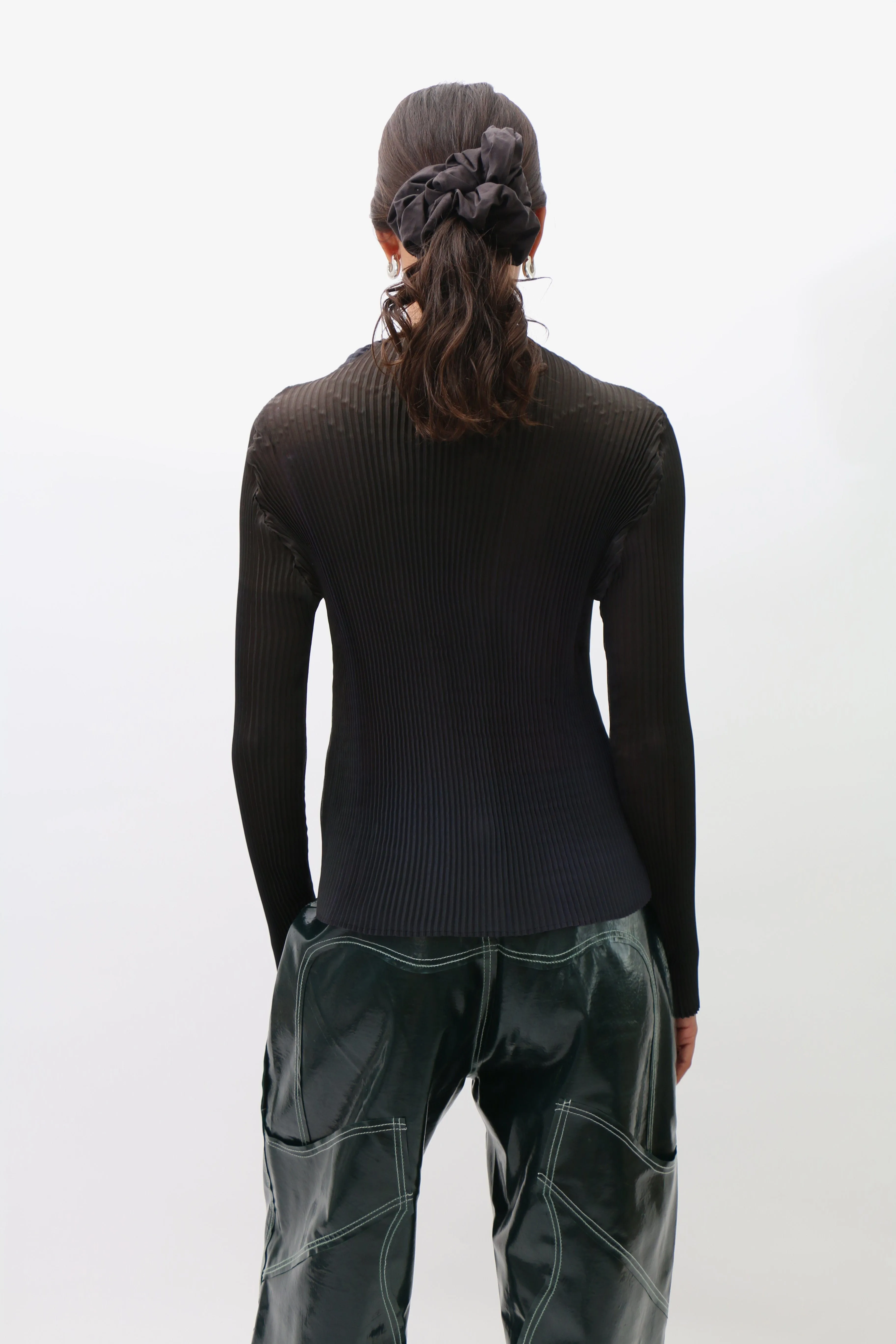 Blue Rose Lee Pleated Top