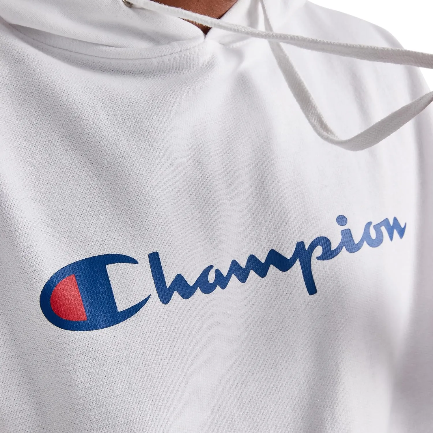 Champion Men's Powerblend Fleece Hoodie Sweatshirt with Script Logo (Regular and Big & Tall)