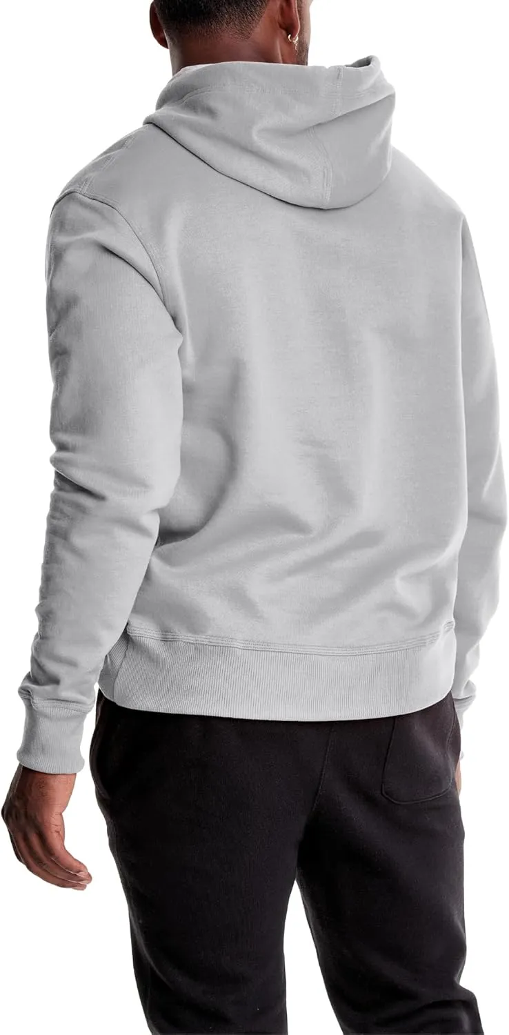 Champion Men's Powerblend Fleece Hoodie Sweatshirt with Script Logo (Regular and Big & Tall)