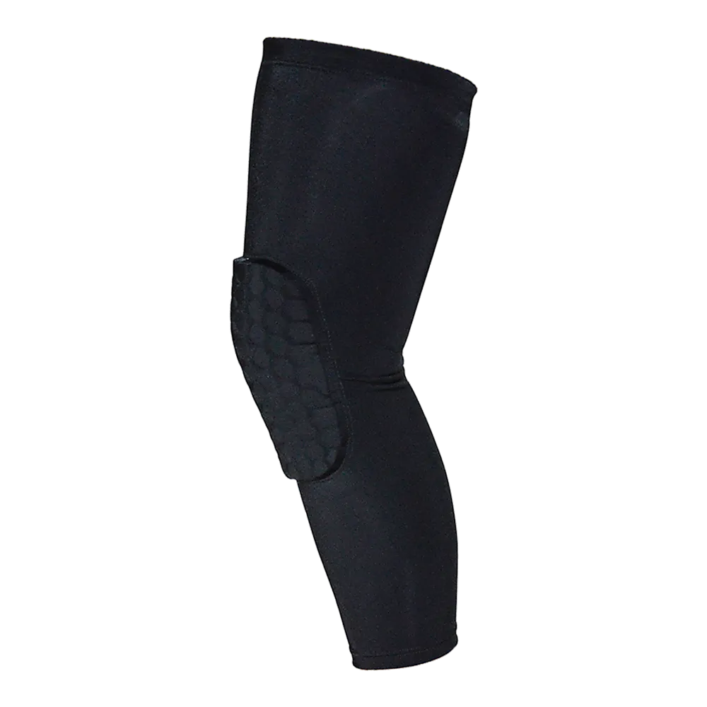 Compression Knee Sleeve Guard, Extended Length, Black