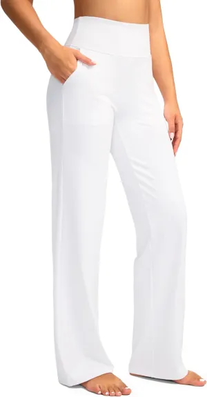 G Gradual Women's Yoga Pants wiht Pockets High Waist Stretch Loose Casual Lounge Sweatpants Petite/Regular/Tall