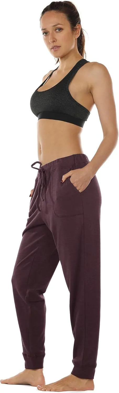 icyzone Women's Active Joggers Sweatpants - Athletic Yoga Lounge Pants with Pockets