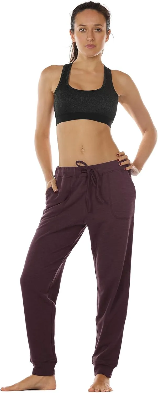 icyzone Women's Active Joggers Sweatpants - Athletic Yoga Lounge Pants with Pockets