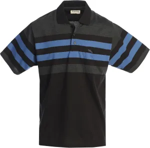 Platoon Mens Regular Fit Striped Polo Shirt with Pocket