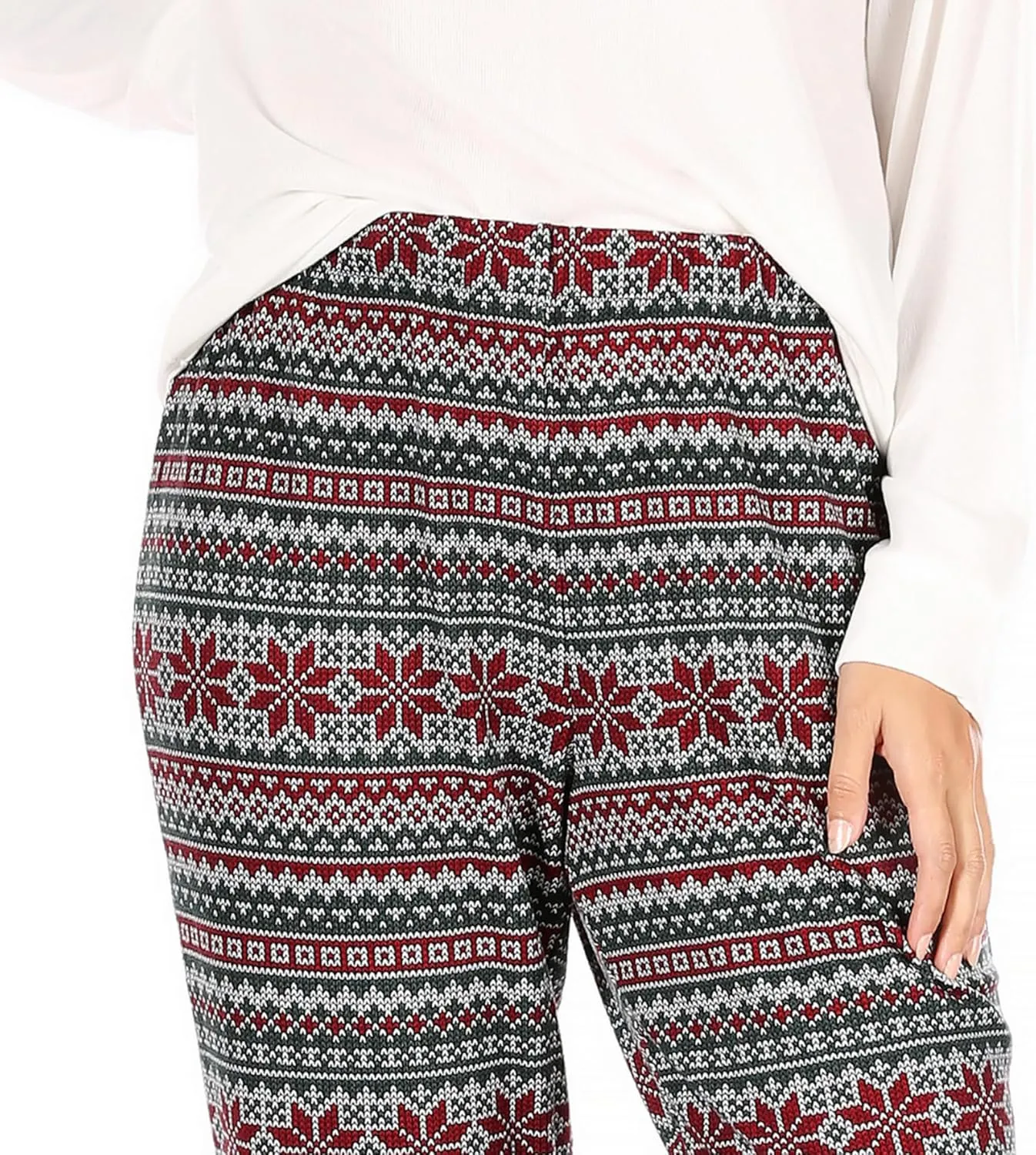 Rae Dunn Womens Sleepwear, Long Sleeve Top and Joggers Lounge Sets for Women, Two Piece Matching Pajama Set for Ladies